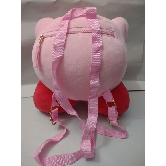 NWOT Kirby Plush 12” Plush Backpack by Bioworld Pink Two Straps Bag - Picture 3 of 12